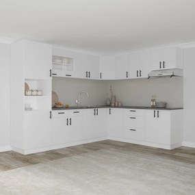 Corp Baza Colt Karo, Alb, 98 x 50 x 80 cm