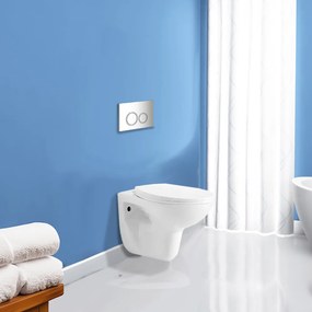 Set rezervor WC montat pe perete Roya 82CHR