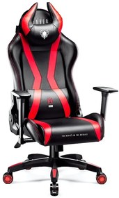Scaun gaming Diablo X-Horn 2.0 King Size: Negru-roșu Diablochairs