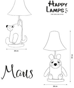 Happy Lamps - Lampă de birou LED pentru copii MOUSE LED/5,4W/230V, șoricel
