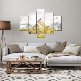 Tablou - Munte auriu (150x105 cm)