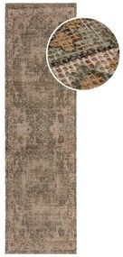 Covor tip traversă kaki țesut manual din amestec de iută 60x230 cm Selena Jute Traditional – Flair Rugs