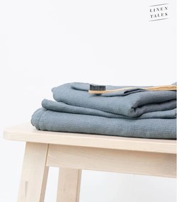 Prosop albastru din in 30x30 cm - Linen Tales