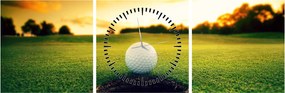 Tablou - Golf (cu ceas) (90x30 cm)