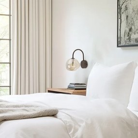 Aplica de perete LAVA 1xG9/8W/230V bronz/bej fumuriu