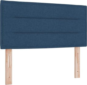 vidaXL Tăblie cap albastru 100 cm țesătură