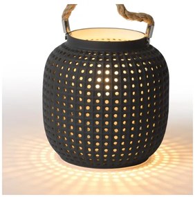 Lampă de masă SAFIYA 1xE14/25W/230V antracit Lucide 13525/01/36