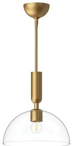 Lustră pe tijă Alora Mood ALM-JUDE-P-GD-CL JUDE 1xE27/60W/230V alamă