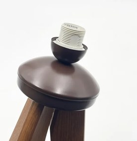 Lampadar AIDA 1xE27/15W/230V stejar/rafie