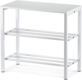 Raft pentru pantofi 83168-42 WT, metal, alb