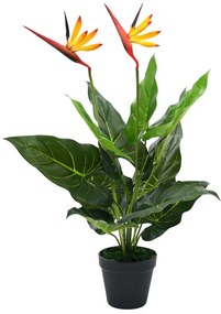vidaXL Plantă artificială strelitzia reginae pasărea paradisului 55 cm