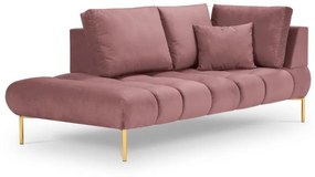 Sezlong Hasting 2 locuri catifea H75 cm