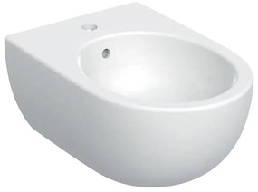 Bideu suspendat Geberit Selnova Premium alb lucios