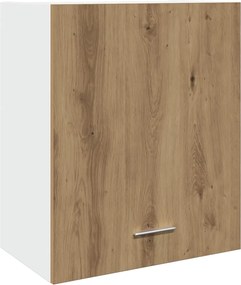vidaXL Dulap suspendat “Lyon”, stejar artizanal, 50x31x60 cm