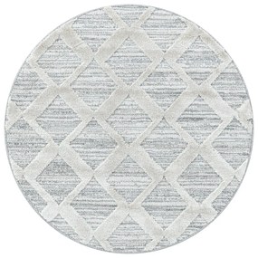 Covor gri deschis rotund ø 80 cm Pisa – Ayyildiz Carpets
