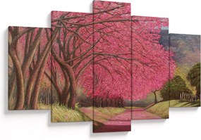 Tablou cu copaci înfloriți (150x105 cm)
