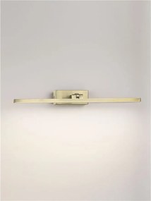 Aplica de perete LED baie IP44 MAREL auriu