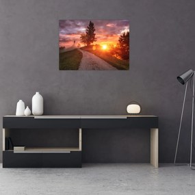 Tablou pe sticlă - Jamnik, Slovenia (70x50 cm)