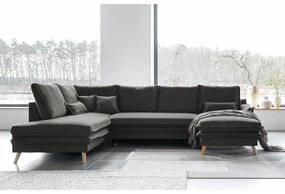 Colțar gri închis extensibil (cu colț pe partea stângă /în formă de "U") Charming Charlie – Miuform