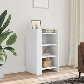 vidaXL Dulap, alb, 45x35x75 cm, lemn prelucrat
