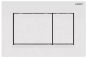 Clapeta de actionare Geberit Sigma30 alb 2 butoane
