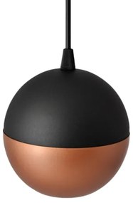 Lustră LED pe cablu MIDWAY 3xGU10/4,8W/230V negru/cupru