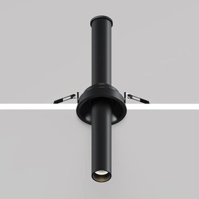 Spot LED incastrabil rotativ retractabil Focus T negru