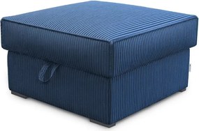 OFERTA Taburet albastru inchis SMART COSARO cu spatiu de depozitare 65x65 cm Clasa II