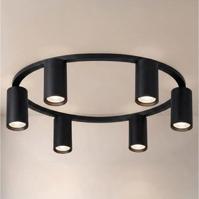 Brilagi - Plafonieră SELE 6xGU10/30W/230V negru