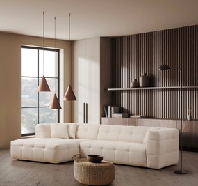 Canapea de colț Cady 3 Seater Left - Beige