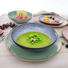 Farfurie mov adâncă din ceramică ø 20,5 cm Glaze – Orion