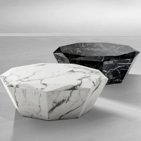 Masuta Living LUX din marmura artificiala neagra Diamond 110662 HZ