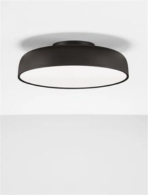Plafoniera LED stil modern 3000K NOELIA negru 50cm