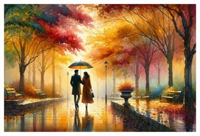 Tablou romantism în parc