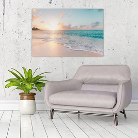 Tablou - Plaja de vis (90x60 cm)