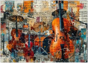 Tablou - Instrumente muzicale (70x50 cm)