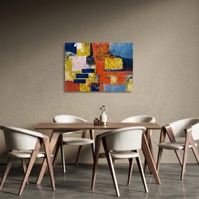 Tablou pe sticlă - Abstract (70x50 cm)