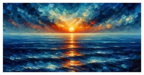 Tablou razele soarelui pe mare