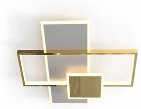 Plafoniera LED moderna SALO crom, auriu