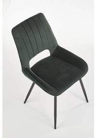 Scaun de bucaterie Thesia, verde/negru