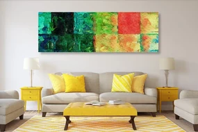 Tablou artă modernă colorată