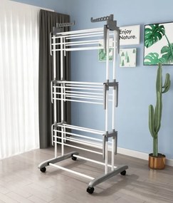 ShopJK USCĂTOR DE RUFE TIP CU BARE CULOARE ALB - GRI