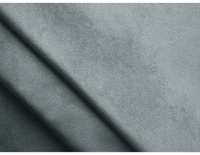 Pat matrimonial albastru deschis tapițat cu spațiu de depozitare cu somieră 160x200 cm Hauke – Makamii