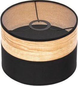 Lustră pe cablu ALBA 3xE27/15W/230V negru/maro