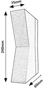 Aplică LED de exterior Rabalux 77066 TEMSE LED/6W/230V IP65 antracit