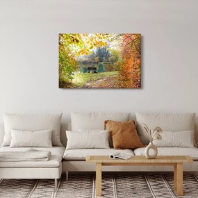 Tablou cu pescărie (90x60 cm)