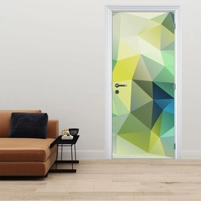 Fototapet pentru ușă - Abstracție geometrică (95x205cm)