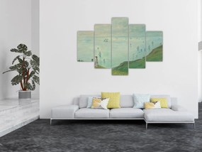 Tablou - Henri Fantin-Latour, Cliffs at Pourville, reproducere (150x105 cm)