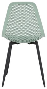 Scaun dining, verde negru, TEGRA TYP 2