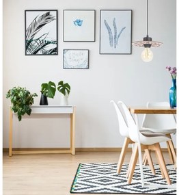 Lustră pe cablu FALCO 1xE27/60W/230V d. 20 cm bej